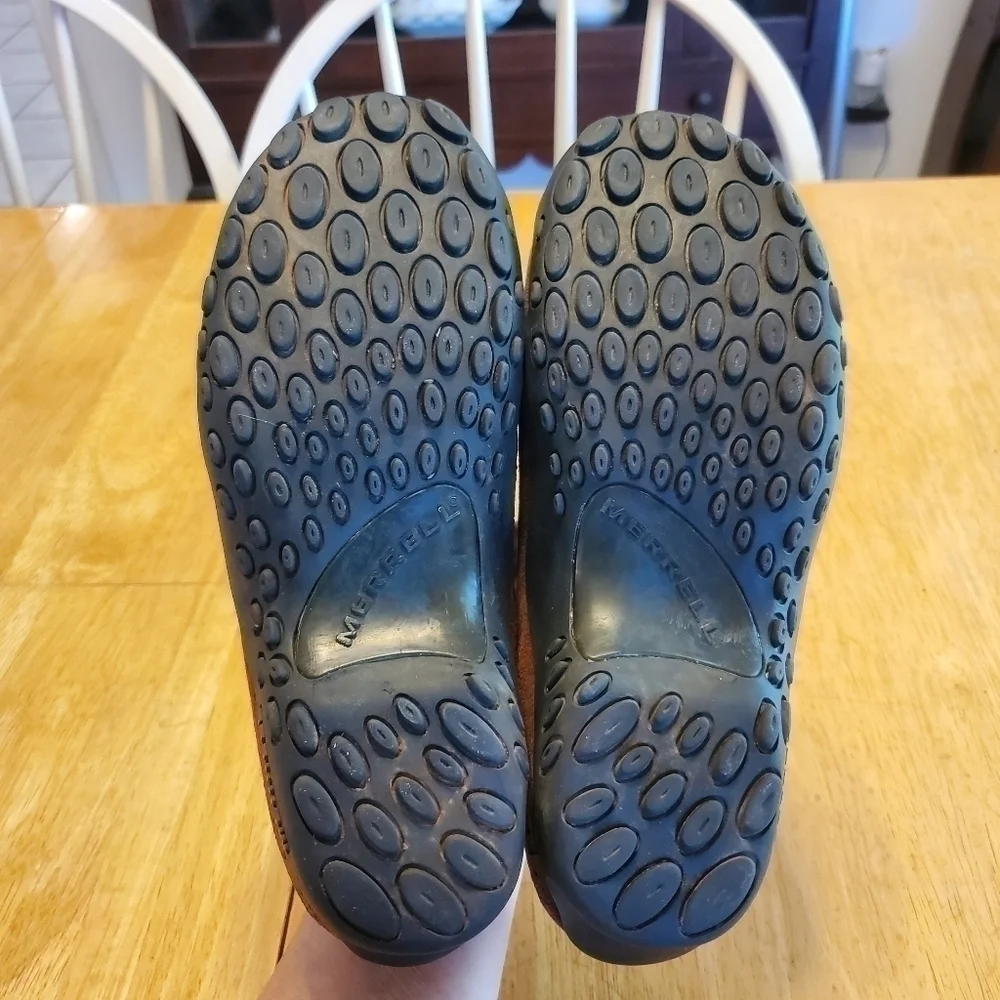 Merrell Women's Plaza Bandeau Cherry Oak Slip On Shoes sz 8